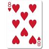 US Playing Card Company Mazzo di Carte Tutte Uguali Dorso Blu (8 di Cuori)