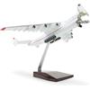 QIYUMOKE Modello di aeroplano in resina 1/280 AN-225 con porta apribile | Classic Red Livrea Cargo Plane con espositore per appassionati di aviazione collezione souvenir, regalo per varie occasioni