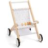 WoddyGo Mobili in legno per bambole da 45 cm, accessorio per arredamento giocattolo in miniatura, per casa delle bambole con ruote girevoli, per bambine dai 3 anni in su