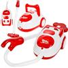 Generico Aspirapolvere Giocattolo Bambini Aspirapolvere Pulizia Giocattolo con Luce e Suono Reale Aspira Davvero Elettrodomestici Giocattolo Set Pulizia Giocattolo Sweeping Robot