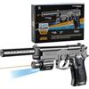 Generico Pistola Giocattolo con Luce Fucile Giocattolo Mitra Compatto Pistola Giocattolo Mitra MP5 M4 Gioco con Luci Mitragliatrice Giocattolo Gioco Fucile Mitragliatore Pistola Cosplay (C)