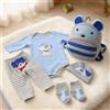 vinyle Abbigliamento per bambole neonate da 18-22 pollici, completi e accessori per bambole neonate, adatti a bambole neonate da 45-55 cm, con zainetto incluso Reborn Baby Doll Clothes