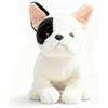 PuffPurrs Peluche Bulldog francese, realistico, 28 cm, cucciolo seduto, regalo per cani realistico