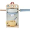 Little Dutch 7081 - Macchina da caffè in legno FSC con accessori, colore: menta