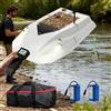 Generic Esca da barca telecomandata per pesca con navigazione GPS, luci notturne, posizionamento a 100 punti, grande scomparto di capacità 2,5 kg per rilascio esca, pesca a traina e operazioni di rete