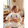 Play by Play Cinnamoroll - Peluche di alta qualità, 36 cm, morbido peluche per bambini e fan, personaggio Sanrio