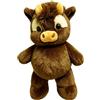 HEONSATI Peluche Mucca Corre, Pupazzo Che Corre Animale Peluche Morbido Pupazzo | 45cm Cuscino Morbido Per Alleviare Lo Stress Peluche Cinghiale Che Corre Vitello Che Corre Per Ragazzi E Ragazze