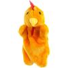Generico Marionetta a mano in peluche di pollo cartone animato - bambola animale mor | Il burattino a mano di pollo in morbido peluche è dotato di una bocca mobile interattiva progettata per stimolare giochi di r