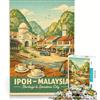 JIANGENNF Puzzle da 1000 pezzi per adulti, tema Ipoh, Malesia, viaggi, gioco pratico, attività divertenti da fare a casa, gioco dal design accattivante 38x26cm