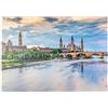 MyPuzzle.com MyPuzzle Basilica Di Nuestra Senora Del Pilar Sull'Ebro, Saragozza, Spagna - Premium 1000 Pezzi Puzzle - MyPuzzle Collezione speciale di Puzzle Galaxy