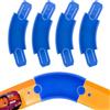 Generico 4pz Connettori Per Pista hotwheels Connettore Pista Curva A 90 Gradi Kit | Di Montaggio Macchinine Giocattolo Compatibile Con hotwheels È Durevole E Offre Prestazioni Stabili 20x4x1.5 Cm