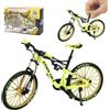 KQWVZ Bicicletta da Dito, Mini Modello di Bicicletta 1:10, Mountain Bike Pressofusa in Lega, Imbarcazione di Simulazione Curva, per Bambini per l'insegnamento Casa Ufficio Club