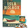 JIANGENNF Puzzle per adulti da 1000 pezzi raffigurante l'isola di Holbox in Messico, gioco educativo, decorazione da parete, regalo di compleanno, regalo di viaggio 38x26cm