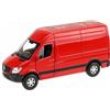 Toi-Toys Mercedes Benz Sprinter Panel Van modellino auto in metallo modello auto giocattolo regalo 4 colori 88 (rosso)