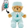 MeterBear Orsacchiotto Peluche Personalizzato con Foto Testo o Benedizione, Regalo per Infermiere Dottore, Orsetto di Peluche Teddy Bear come Regali Personalizzati per lui lei Natale Compleanno (20cm)