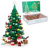 CHEELBORSI Calendario dell'Avvento 2026 Albero di Natale Kit di Costruzione, Calendario Conto alla Rovescia di Natale Mattoncini 779 PCS Set 24 Giorni Albero di Natale Scatole Sorpresa Regali Creativi per Adulti