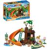 PLAYMOBIL | Animals & Friends | Zoo Gita nella giungla | Grande albero della giungla con canoa e lama di catapulta | giocattolo per bambini dai 4 anni in su | 72071