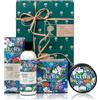 Helan, Daefne - Cofanetto Regalo Donna con Shampoo e Bagnoschiuma Corpo Capelli con Vitamina C 200 ml + Crema Corpo Idratante Pelle Secca Profumata con Olio di Mandorle Dolci 200 ml, Set Regalo