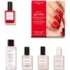 Manucurist Routine Green Rosso Poppy Red - Kit Smalto Resistente Senza Lampada : 1 Sgrassante, 1 Base Coat, 1 Smalto Unghie, 1 Top Coat, Gocce Asciuganti - Regalo Donna