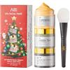 ANAI RUI ANAiRUi Set Regalo Natale, Maschera di Argilla alla Curcuma - Maschera di Argilla al tè Verde - Trattamento viso al fango minerale del Mar Morto, 210g