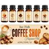 Ourdort Set di Oli Essenziali per Diffusori Caffè,Oli Profumati di Aromaterapia | Set di Oli Essenziali per Diffusori Caffè,Oli Profumati Aromaterapia per Diffusors,OliEssenziali Caffetteria,per Profumo Casa
