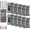 CARAVAN FRAGANCIAS Profumo da uomo n. 20 da 150 ml + set di 10 flaconcini di profumi maschili diversi da Caravan per svelare nuovi aromi