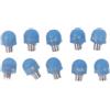 ihwfaityu Silenziatori in gomma per forbici da 2,5 mm, blu | Silenziatori in gomma per la riduzione del silenziatore degli strumenti di styling del barbiere degli strumenti di