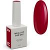 NAILS OF THE DAY NAILSOFTHEDAY Let's Special Collection Red153 Adele Smalto Semipermanente Rosso Scuro Glitter Coprente in un solo strato, 10 ml