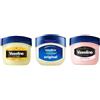 Vaseline Lip Therapy | Edizione limitata di balsamo labbra idratante Set di 3| Queen Bee, Original, Pink Bubbly (Limited Edition Set)