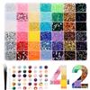 Goshoppers 32000 strass per tessuti, 42 colori, per fai da te, per nail art, fai da te