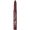 Flormar Extreme Tattoo - Eyeliner e ombretto in gel, girevole, con temperamatite integrato, altamente pigmentato, per un look opaco per il trucco degli occhi, 002, bordeaux, 1,4 g