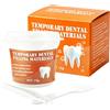 HAGNA 1 Set Otturazione Dentale Provvisoria, Cemento Per Denti Per Otturare Cavità, Cemento Dentale, Formula Delicata, Pronto All'Uso, Include 2 Applicatori, 15G(B)