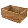 Cesta espositore in vimini rettangolare cm 45x40xh15