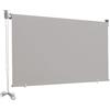 Tenda da Sole a Caduta 2,5x1,5m in Poliestere Grigio Cenere