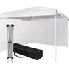 Bop Garden Gazebo 3x3 Pieghevole Impermeabile Con 2 Pareti Laterali, Struttura Resistente in Acciaio, Richiudibile a Fisarmonica, Con Sacca Per il Trasporto, Telo in Poliestere 160 gr/mq | Gazebo Pop-up