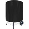 UKOFEW Copertura Barbecue da Esterno, 70x70CM Copri Barbecue da Esterno Impermeabile, Rotondo Cover per Barbecue, Cappuccio per Griglia, Anti Polvere Neve Pioggia Sole Raggi UV