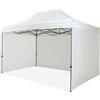 Bop Garden Gazebo 3x4,5 mt Pieghevole Impermeabile da Esterno, con Tre Pareti Laterali, Struttura Resistente in Acciaio, Richiudibile a Fisarmonica, con Sacca per il Trasporto