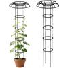 Generic Traliccio da giardino per piante, verticale artistico, supporto per piante in vaso, traliccio da giardino, per fagioli, pomodori, viti, fiori, clematide, davanzale, cortile, balcone