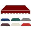 Generic Telo di Ricambio per Tende da Sole Retrattile, Tessuto di Ricambio Impermeabile,Tende da Esterno per Patio Balcone e Spazi Esterni(Burgundy,280x200cm)