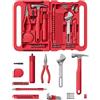 HOTO 40 Pezzi Cassetta Attrezzi Completa, Set Cacciavite Elettrico 3 Torque | Set Avvitatore Attrezzi da Lavoro,14 Utensili e 26 Accessori, con Set di Chiavi a Brugola, per Casa, Riparazioni, Fai Da Te