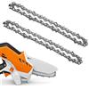 MospdyGear 2 catene per motosega da 10 cm, passo 1/4 pollici, calibro 0,43 pollici, 28 catene per motosega, ricambio per Stihl GTA 26