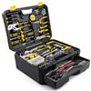 DOWELL Set di 299 utensili manuali professionali, cassetta degli attrezzi con prese, pinze, chiavi esagonali, cacciaviti per casa, riparazione auto, officina e fai da te di emergenza