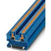 Phoenix Contact PTV - Morsetto per fila, blu, 1 kV/32A, confezione da 50 pezzi
