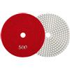 SEAFRONT Disco Diamantato Lucidante a Umido 125 Mm, Abrasivo in Resina 3 | Disco Abrasivo, Resina, Pietra Vetro Ceramica Calcestruzzo, Uso a Umido, Foro da 20 Mm, Smerigliatrici 150 180, Grana da 50