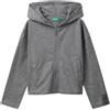 United Colors of Benetton Felpa con Cappuccio Bambine e Ragazze