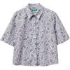 United Colors of Benetton Camicia 5Q6SDQ07O, Blu, XL Donna