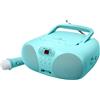 Muse Radio portatile blu con lettore cd. Muse MD203KB