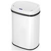 KITCHEN MOVE Pattumiera automatica da 58 litri in acciaio inox bianco Kitchen move BAT-58LS06A WHITE SS