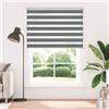 vidaXL Tenda a rullo doppia vidaXL, grigio scuro, 165x230 cm, larghezza del tessuto 160,9 cm, poliestere