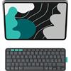 Logitech Flip Folio Tastatur-Case Grafit| Für iPad Air 13″ (M2/M3), iPad Pro 13″ (M4)